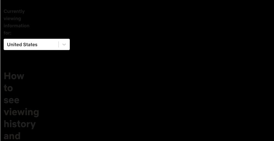 Netflix Help Center viewing activity and Download all instructions